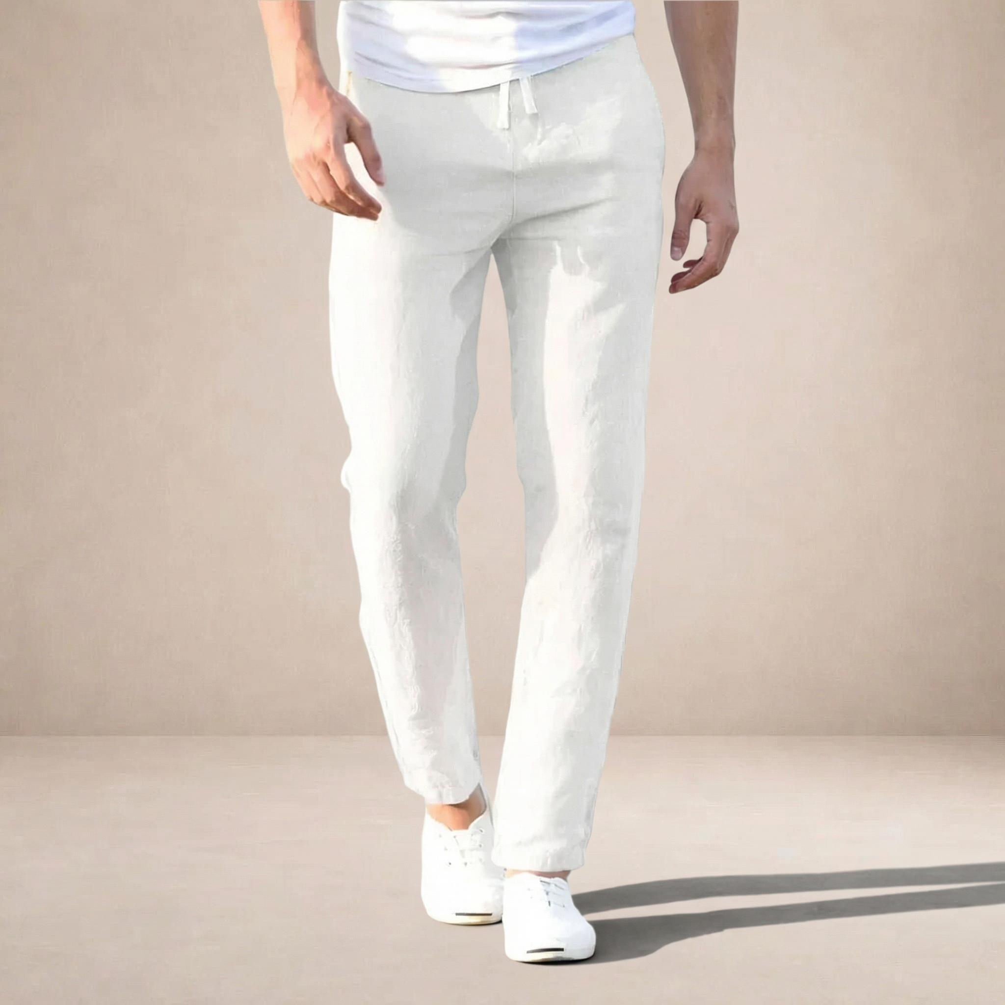 Pantalón Hombre Regular Fit | Corte Recto con Cintura Elástica