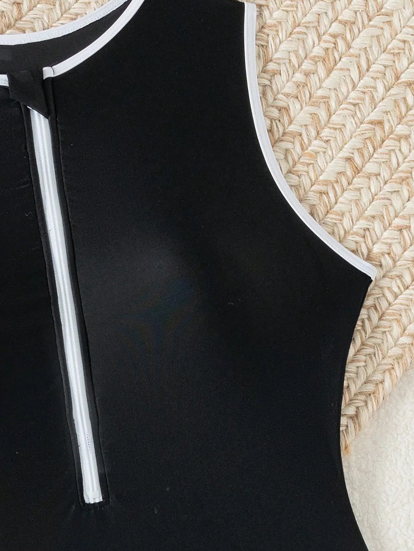 Bañador mujer | una pieza con cremallera frontal