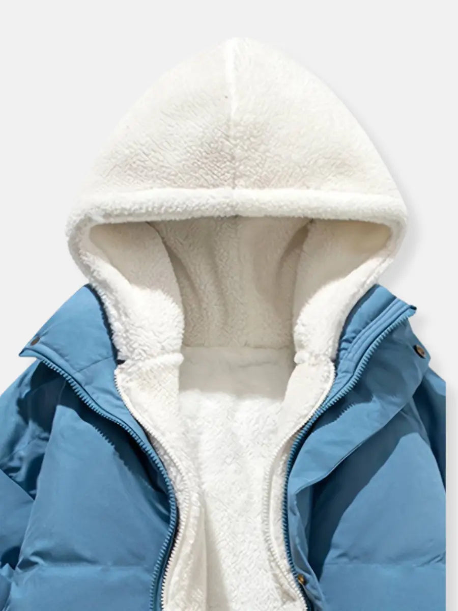 Chaqueta Mujer | estructura acolchada con capucha y cierre