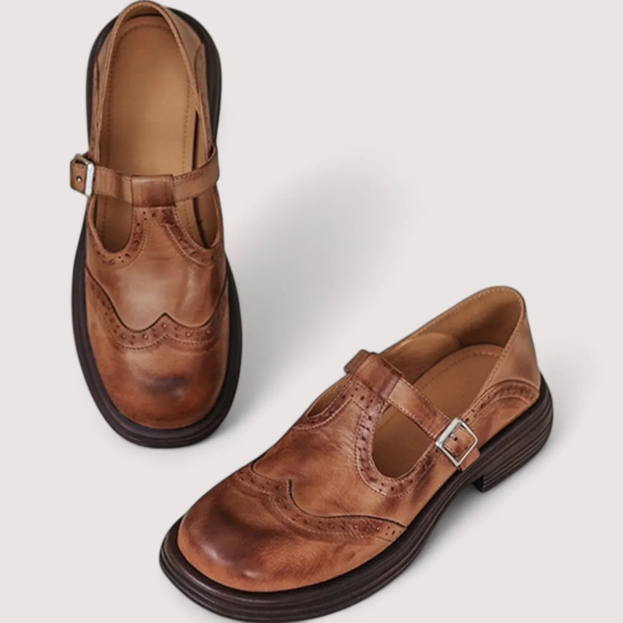 Zapatos Mujer Mary Jane | Soporte Ortopédico y Correa Clásica