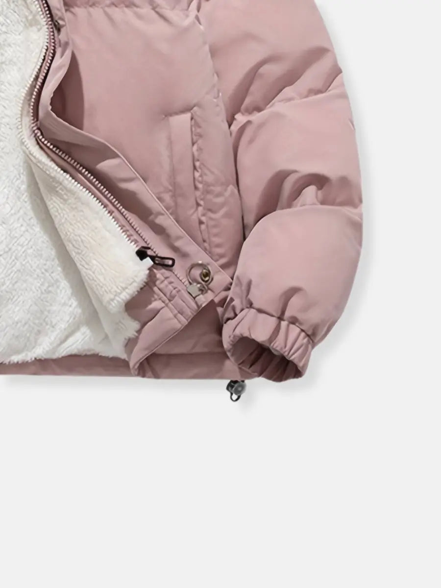 Chaqueta Mujer | estructura acolchada con capucha y cierre