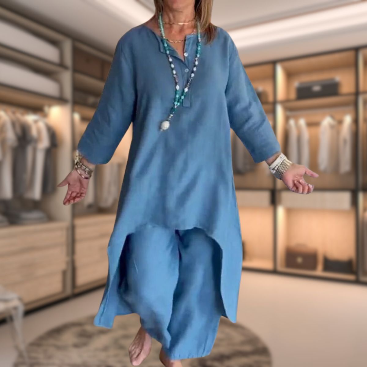 Conjunto Mujer | Diseño cómodo de dos piezas con ajuste regular