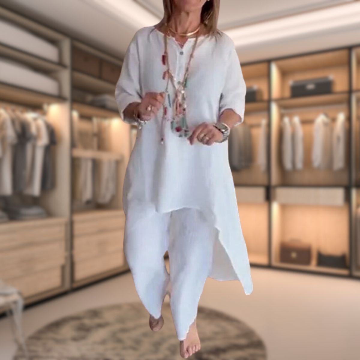 Conjunto Mujer | Diseño cómodo de dos piezas con ajuste regular