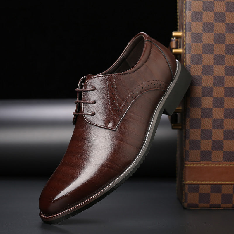 Zapatos hombre derby | diseño liso con cordones