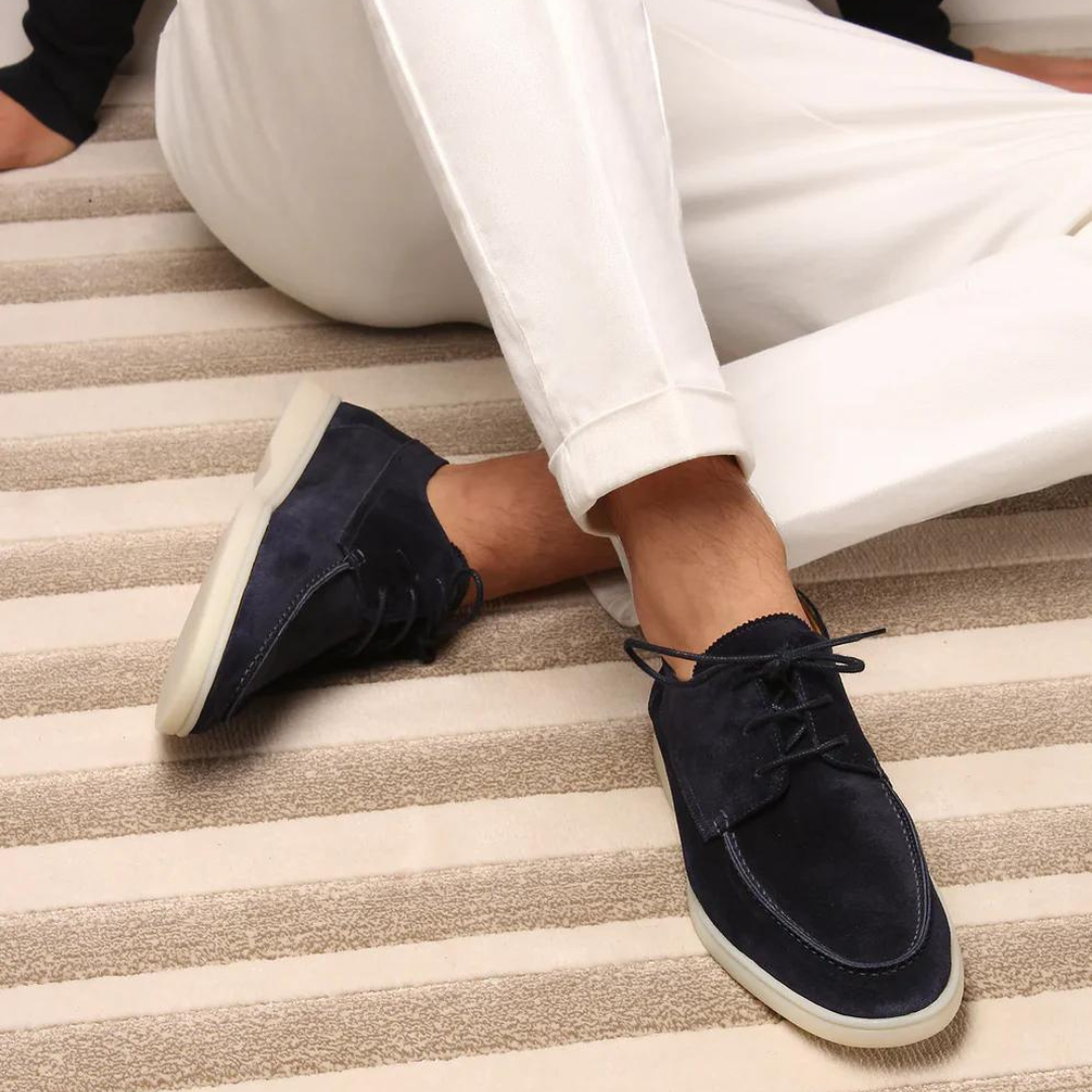 Zapatos hombre | con cordones y punta redondeada