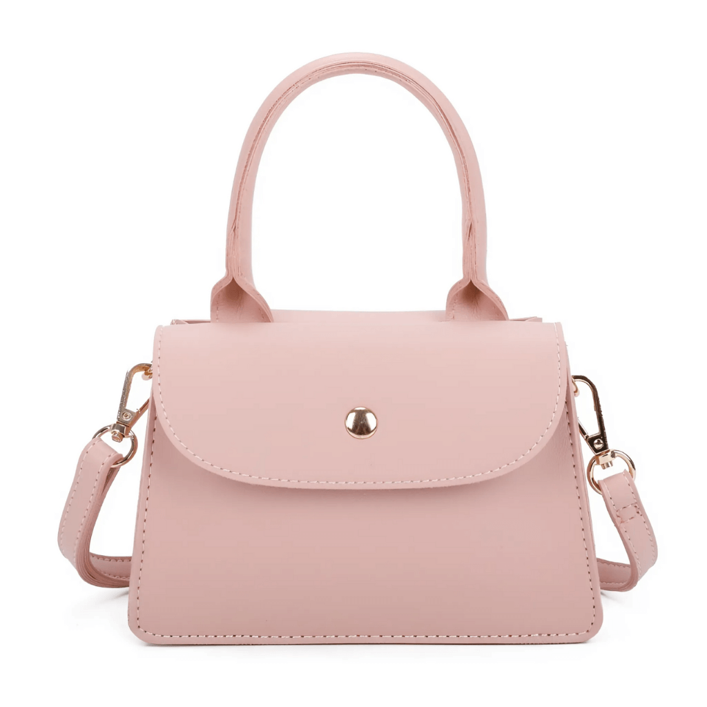 Bolso mujer | mini estructurado con solapa y cierre frontal