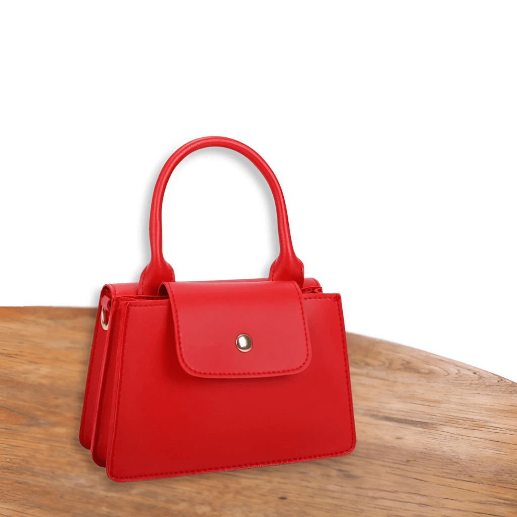 Bolso mujer | mini estructurado con solapa y cierre frontal