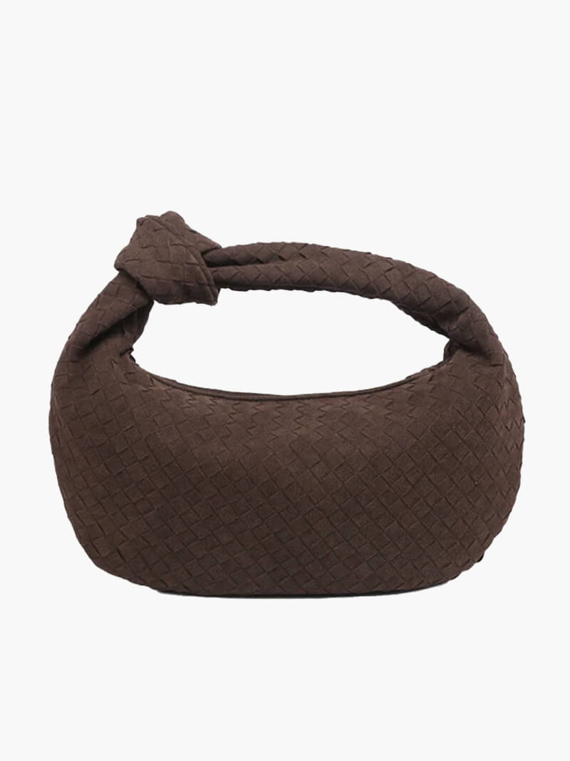 Bolso mujer | diseño trenzado con asa anudada curva