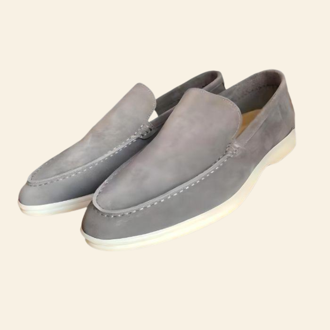 Zapatos hombre | mocasín sin cordones con costura frontal visible