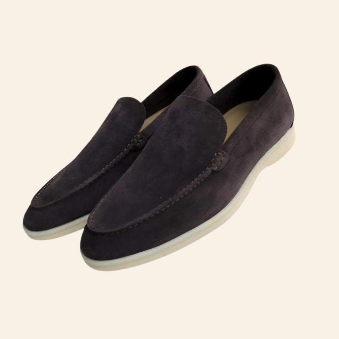 Zapatos hombre | mocasín sin cordones con costura frontal visible