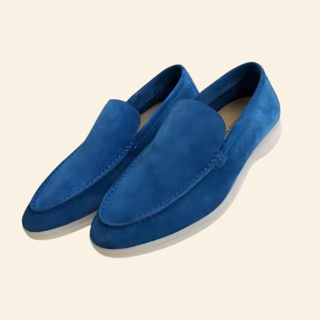 Zapatos hombre | mocasín sin cordones con costura frontal visible