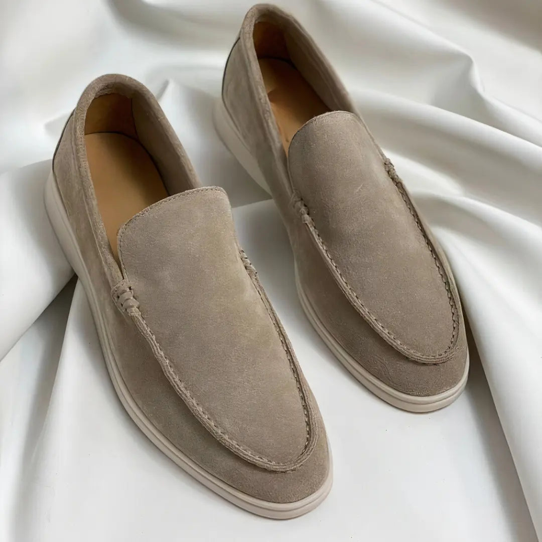 Zapatos hombre | mocasín sin cordones con puntera redondeada