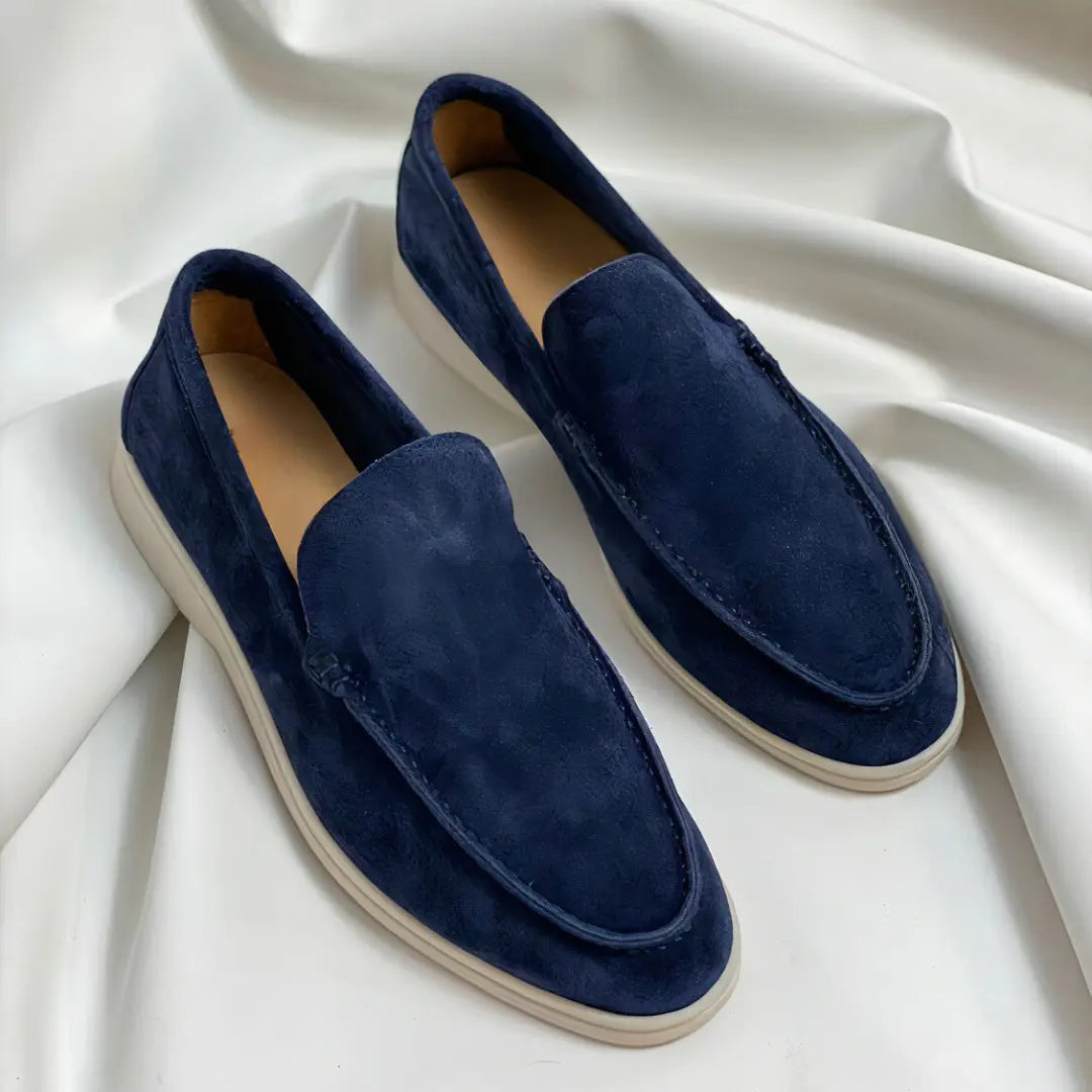 Zapatos hombre | mocasín sin cordones con puntera redondeada