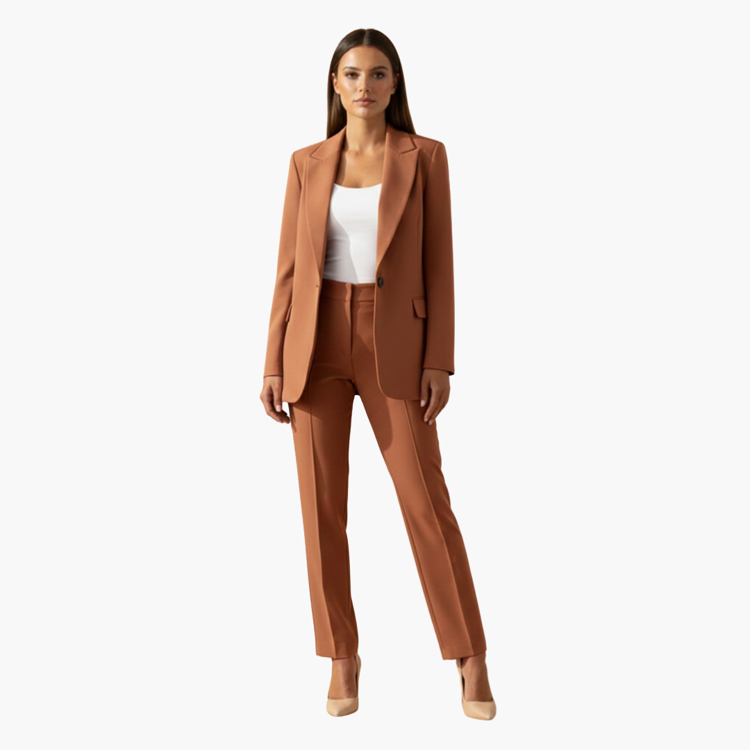 Conjunto mujer | blazer y pantalón con corte ajustado