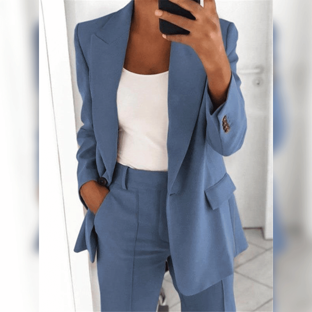 Conjunto Mujer | dos piezas con blazer y pantalón