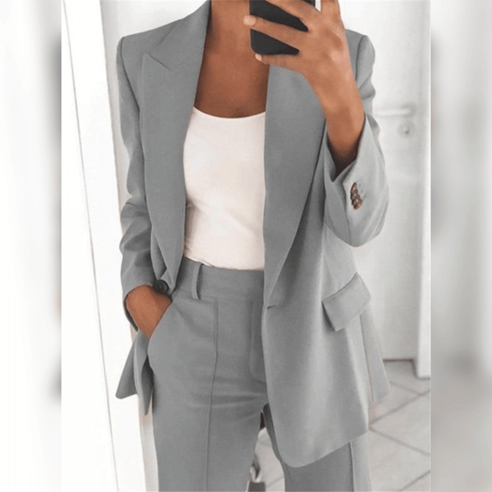 Conjunto Mujer | dos piezas con blazer y pantalón