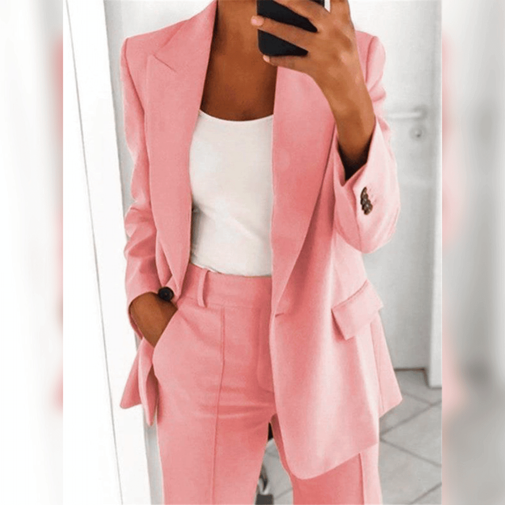 Conjunto Mujer | dos piezas con blazer y pantalón