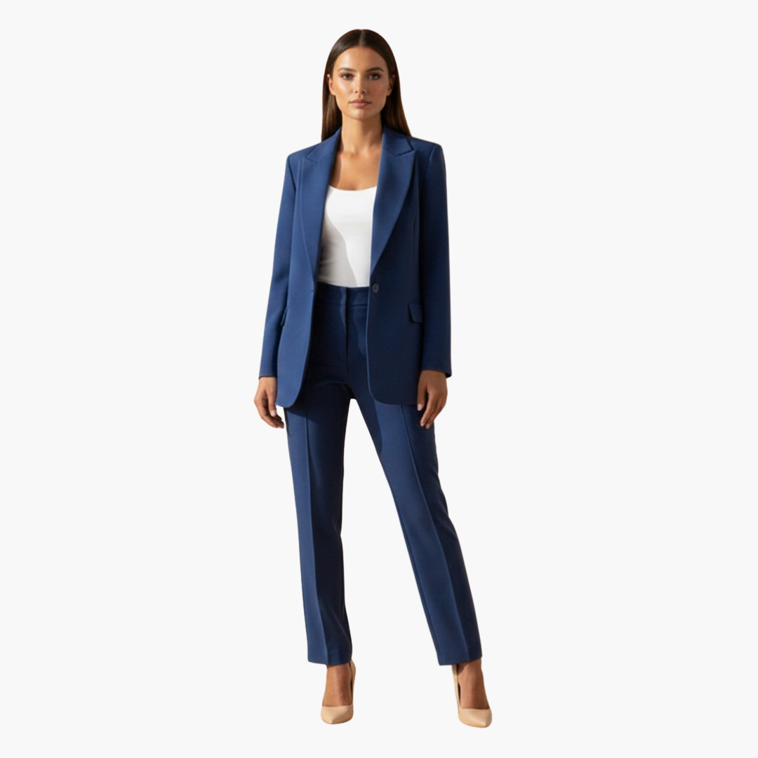 Conjunto mujer | blazer y pantalón con corte ajustado