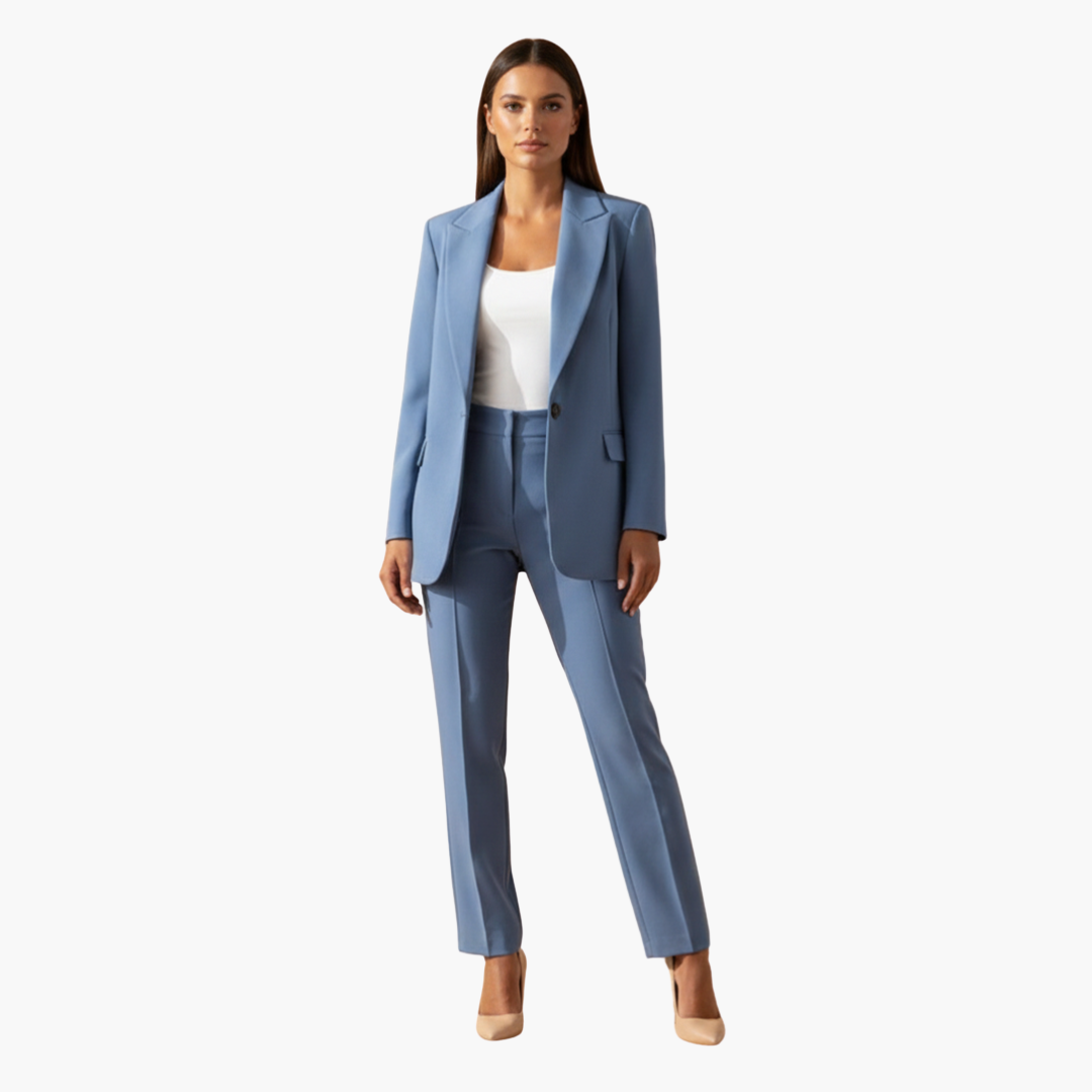Conjunto mujer | blazer y pantalón con corte ajustado