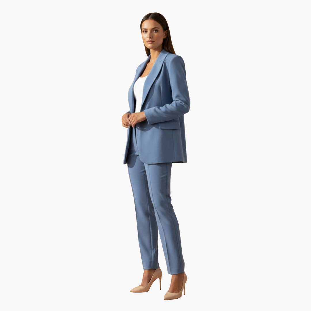 Conjunto mujer | blazer y pantalón con corte ajustado