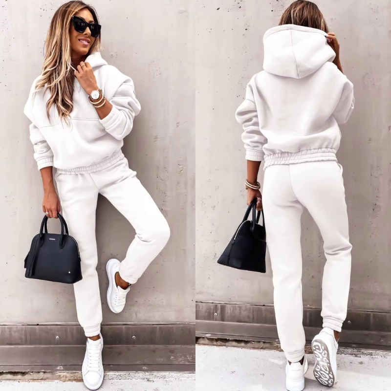 Conjunto Mujer | dos piezas con sudadera con capucha