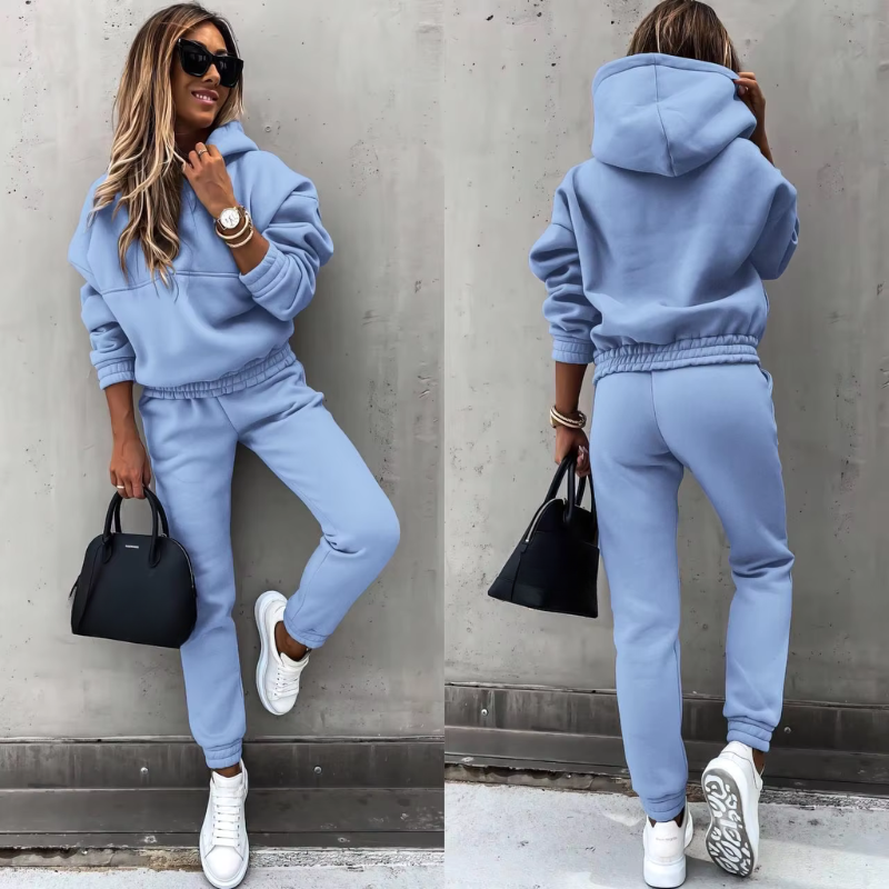 Conjunto Mujer | dos piezas con sudadera con capucha