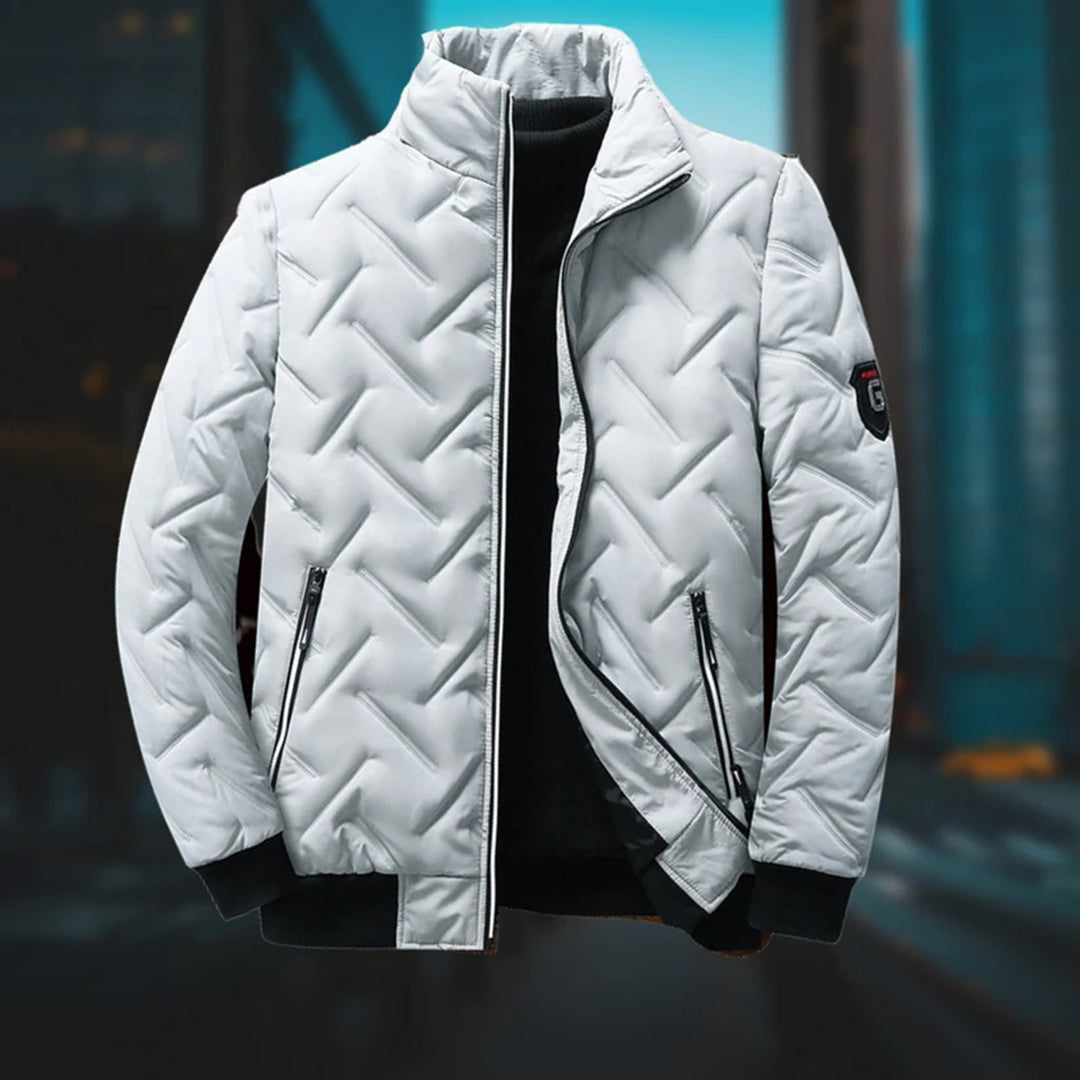 Chaqueta Hombre | estructura acolchada con cremallera frontal