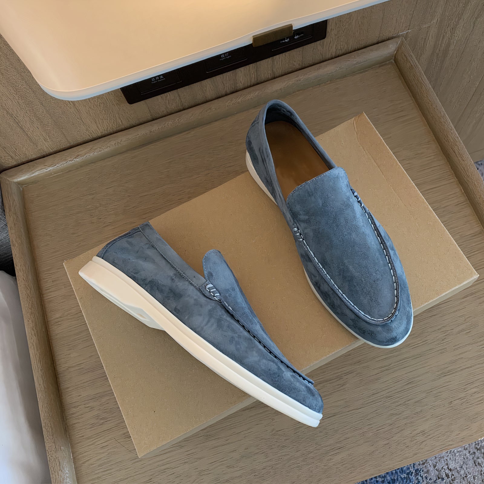 Zapatos hombre | sin cordones con punta redondeada y suela