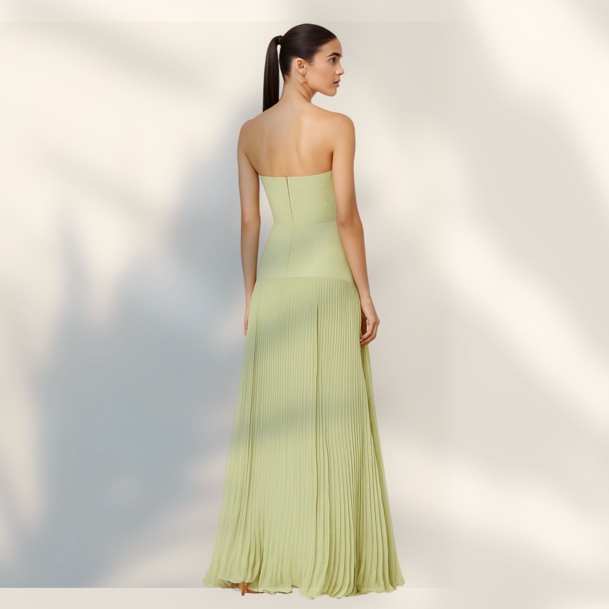 Vestido Maxi Sin Mangas Tirantes Finos | Cintura Baja Silueta Amplia