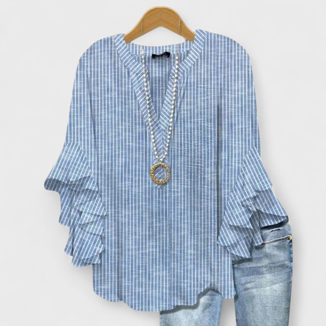 Blusa Mujer | Corte Ligero con Detalle Femenino Diario