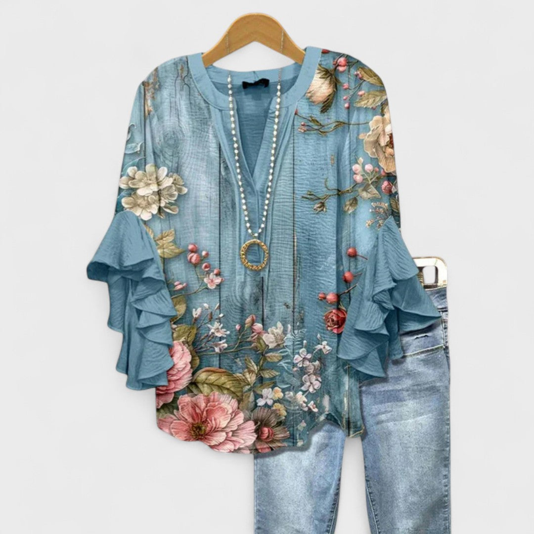 Blusa Mujer | Corte Ligero con Detalle Femenino Diario