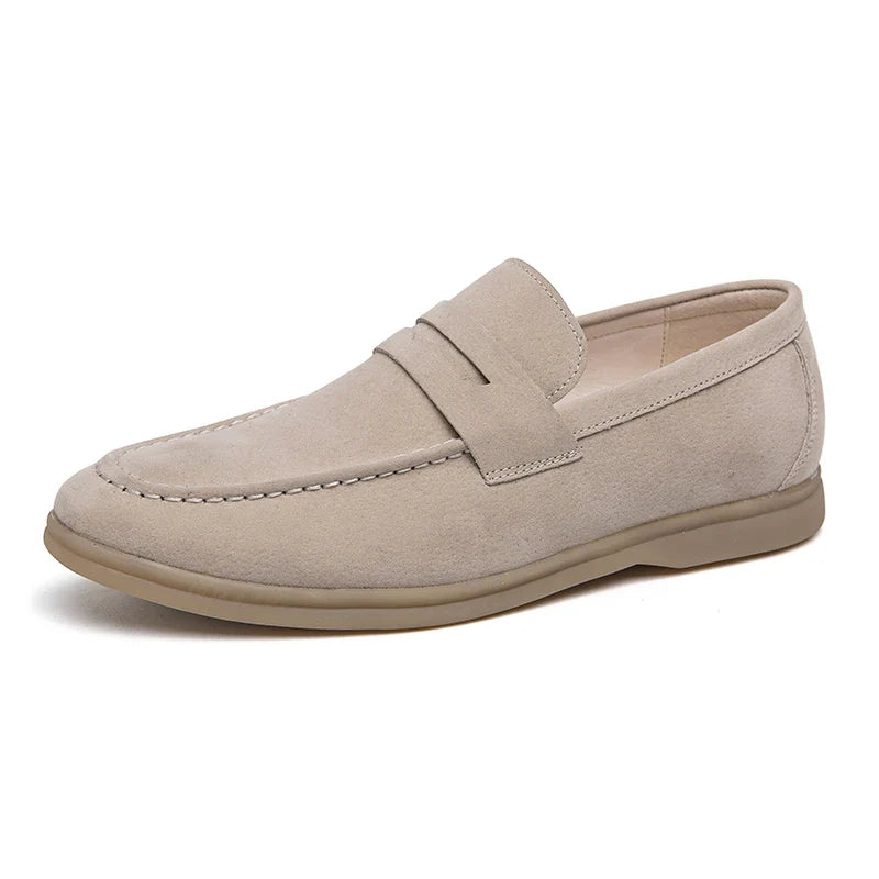 Zapatos hombre | mocasín sin cordones con banda superior