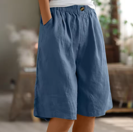 Shorts Mujer | Corte Relajado con Cintura Elástica
