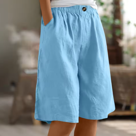 Shorts Mujer | Corte Relajado con Cintura Elástica