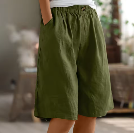 Shorts Mujer | Corte Relajado con Cintura Elástica