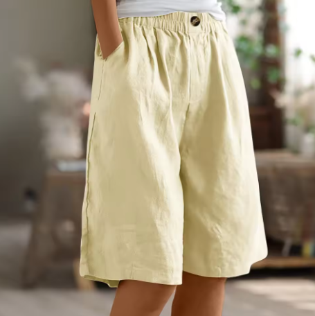 Shorts Mujer | Corte Relajado con Cintura Elástica