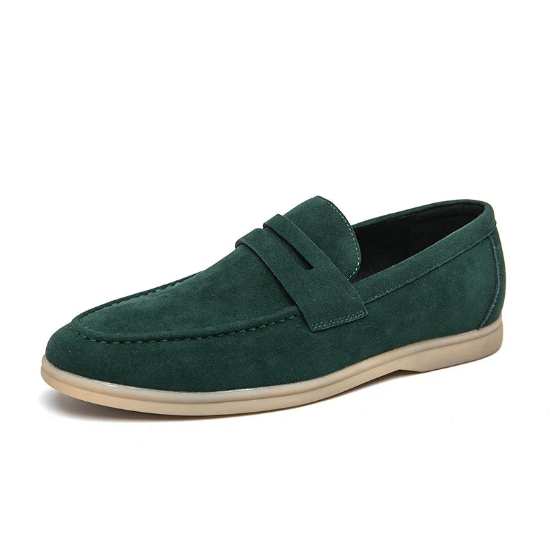 Zapatos hombre | mocasín sin cordones con banda superior