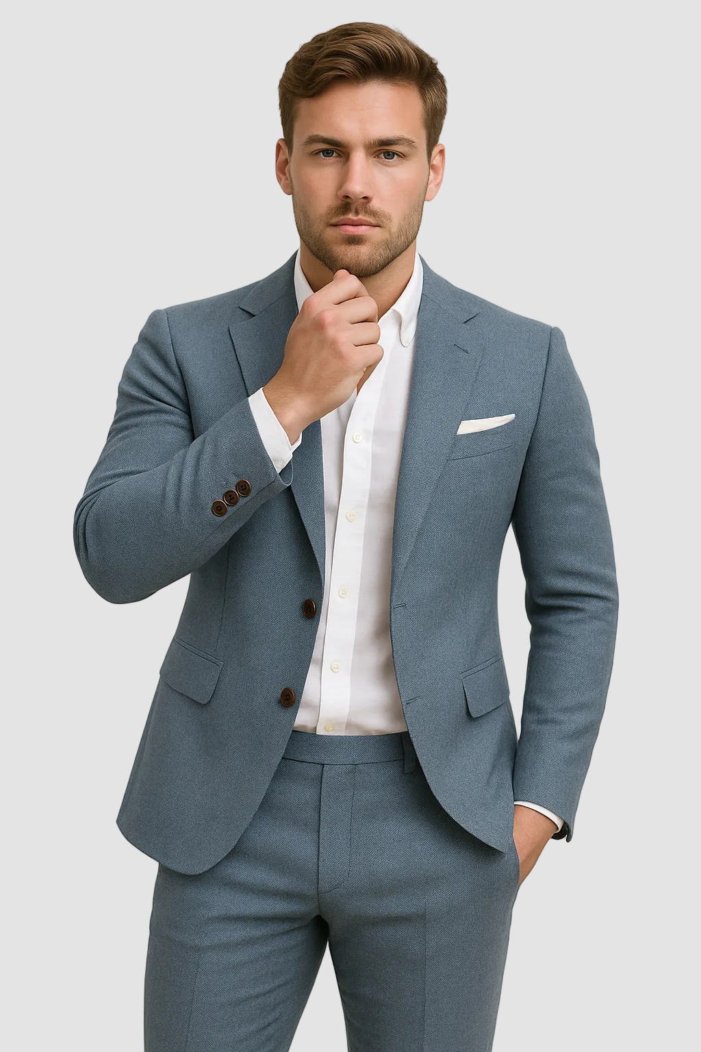 Blazer Hombre | Corte Slim con Cierre de Botones al Frente