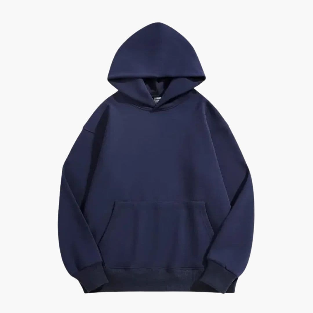 Sudadera hombre | capucha ajustable con bolsillo frontal y manga larga