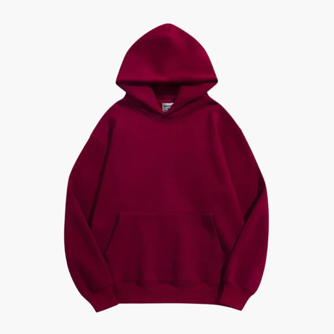 Sudadera hombre | capucha ajustable con bolsillo frontal y manga larga