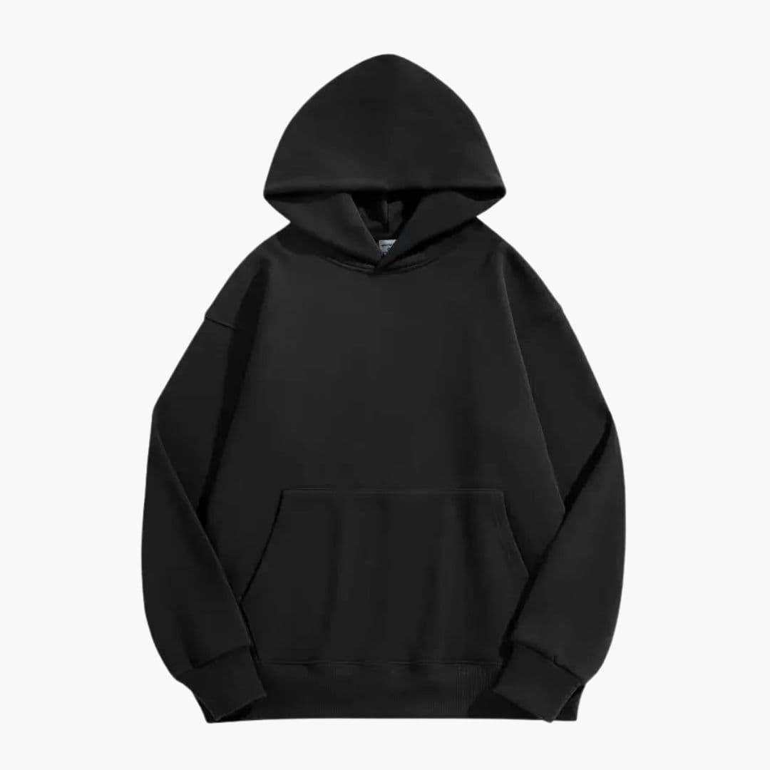 Sudadera hombre | capucha ajustable con bolsillo frontal y manga larga