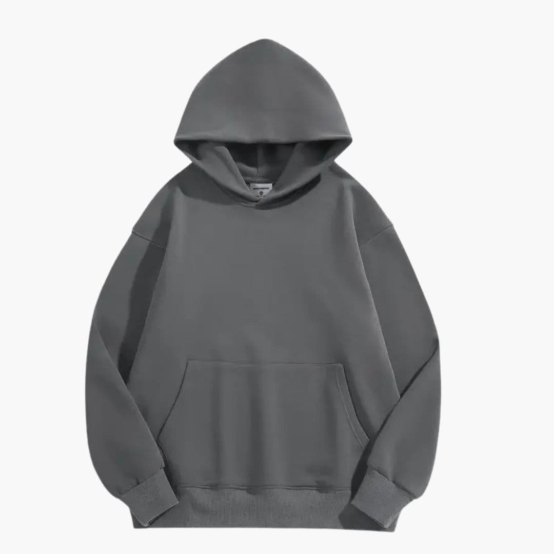 Sudadera hombre | capucha ajustable con bolsillo frontal y manga larga
