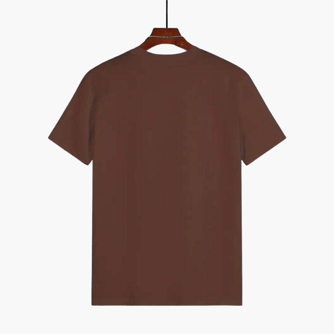 Camiseta hombre | cuello redondo con manga corta y corte recto