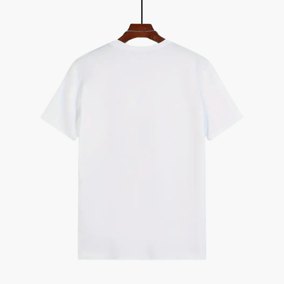 Camiseta hombre | cuello redondo con manga corta y corte recto