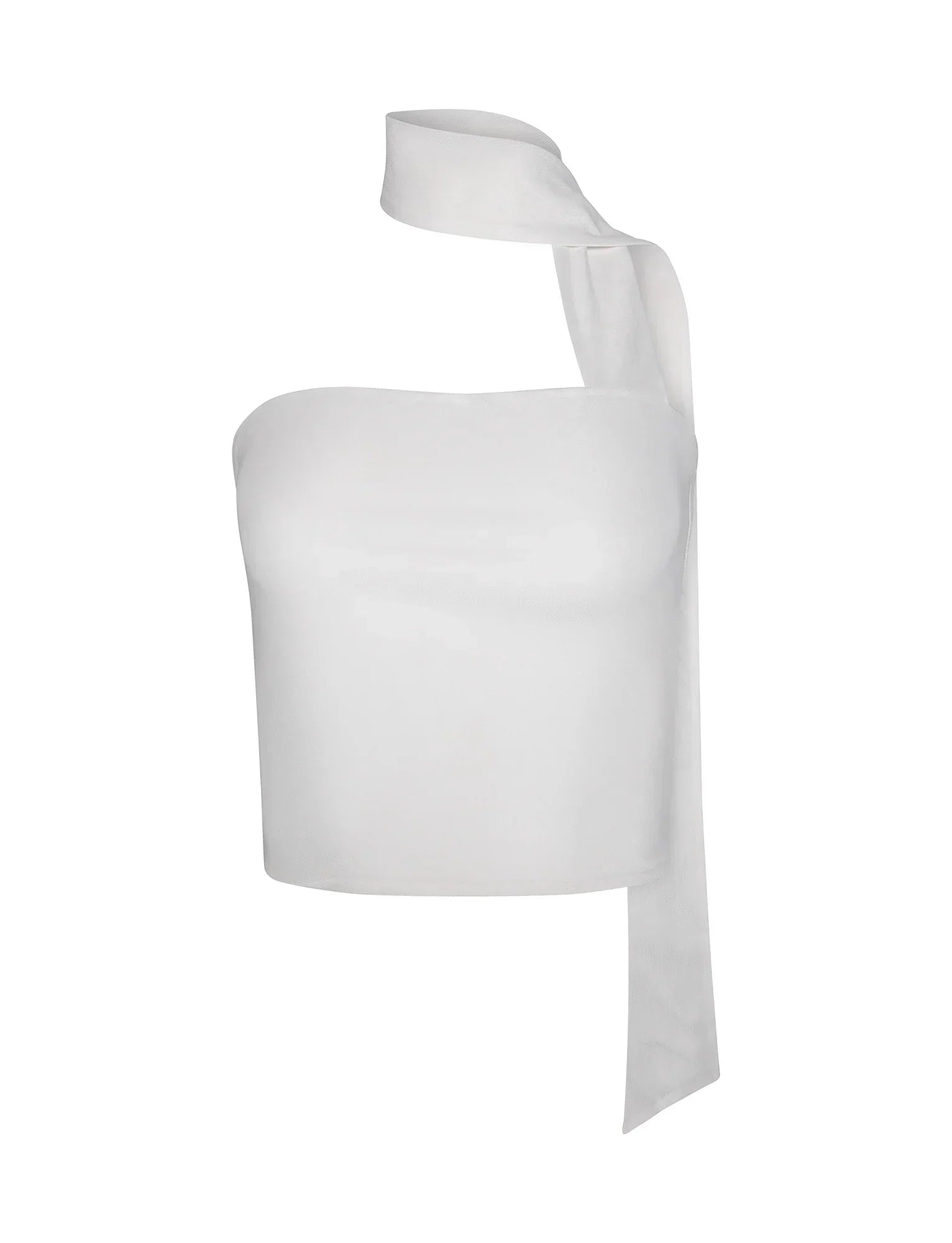 Top mujer | diseño asimétrico con tirante al cuello