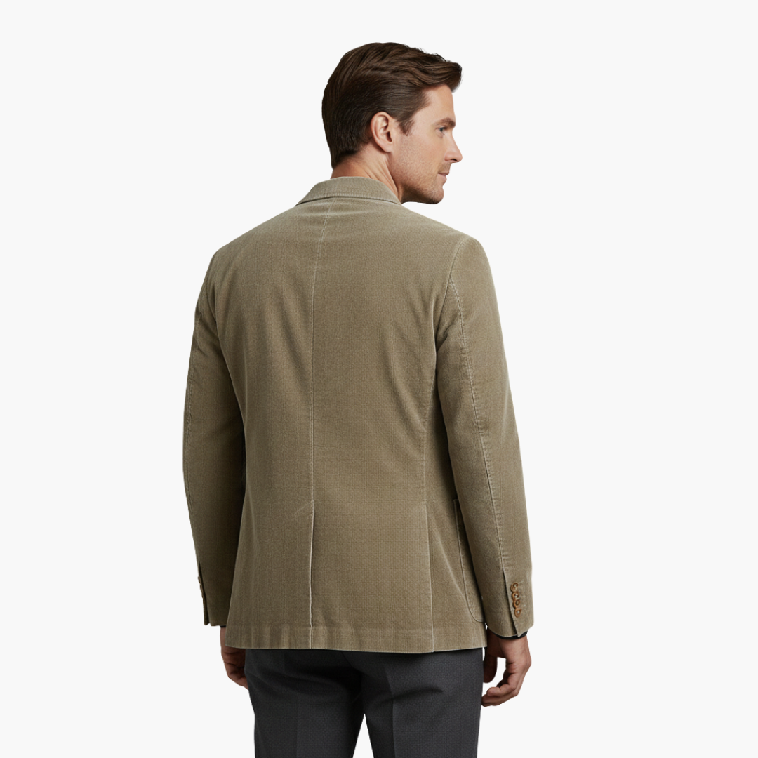 Blazer hombre | diseño con solapa clásica y cierre frontal