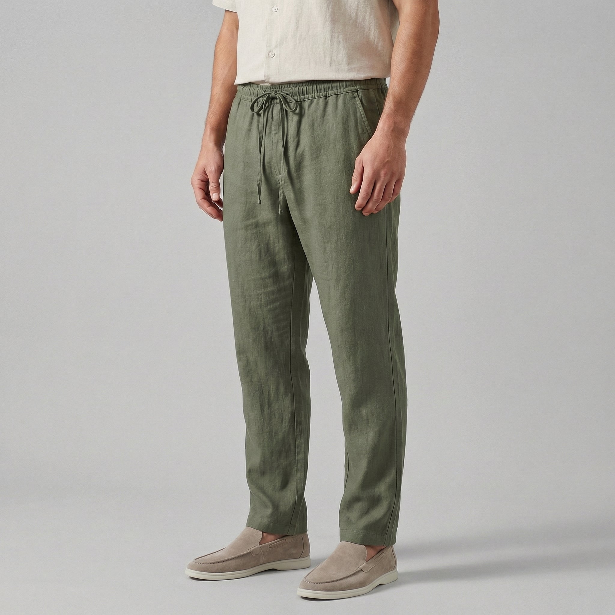 Pantalones Hombre Wide Leg | Corte Ancho para Clima Cálido