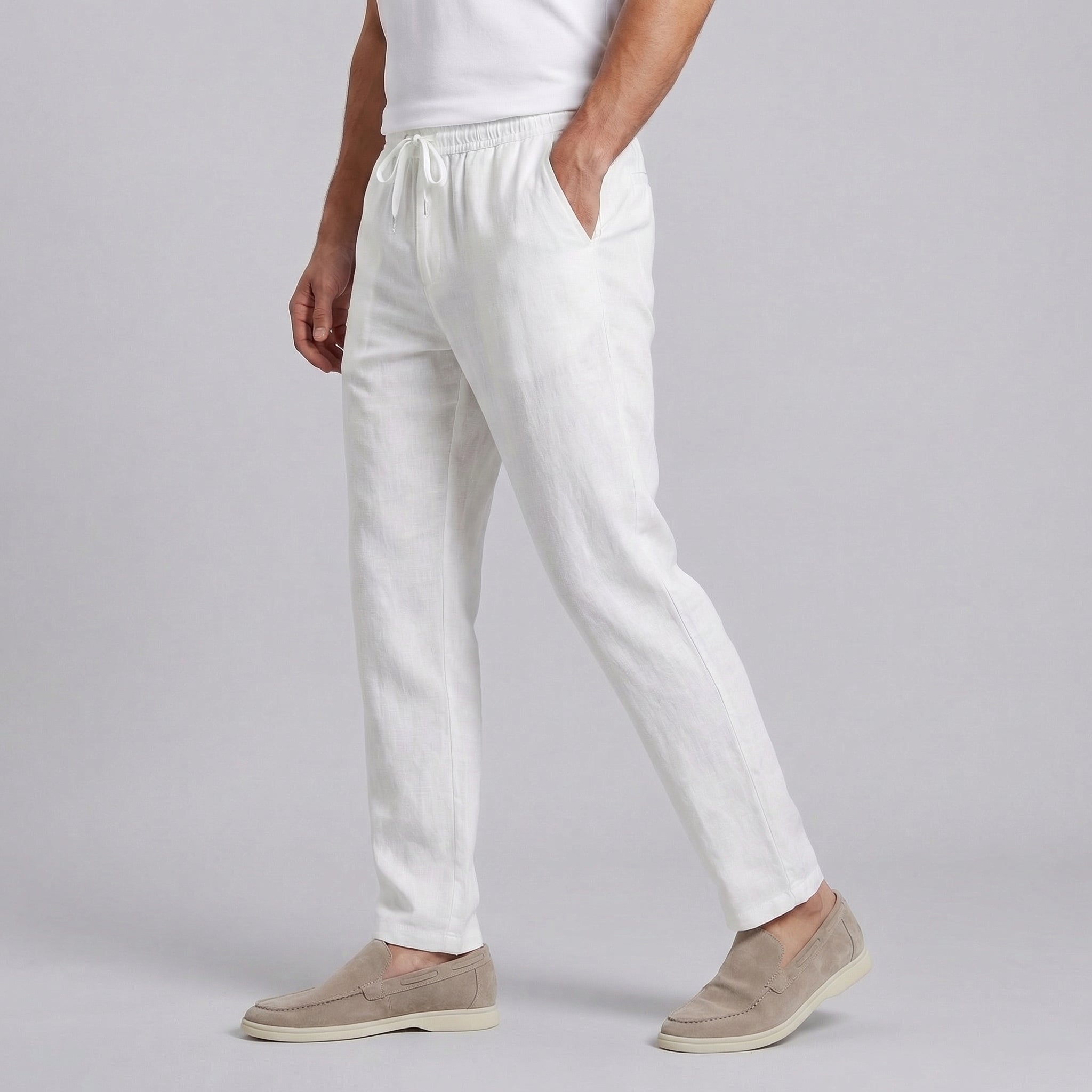 Pantalones Hombre Wide Leg | Corte Ancho para Clima Cálido