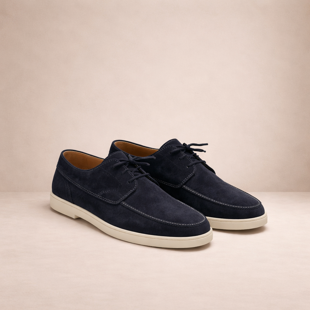 Mocasines Hombre | Puntera Cerrada con Cordones Ajustables