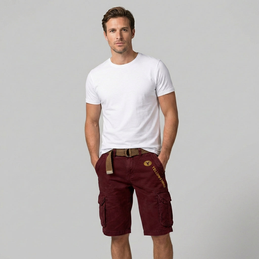 Pantalón corto hombre | cargo con bolsillos laterales